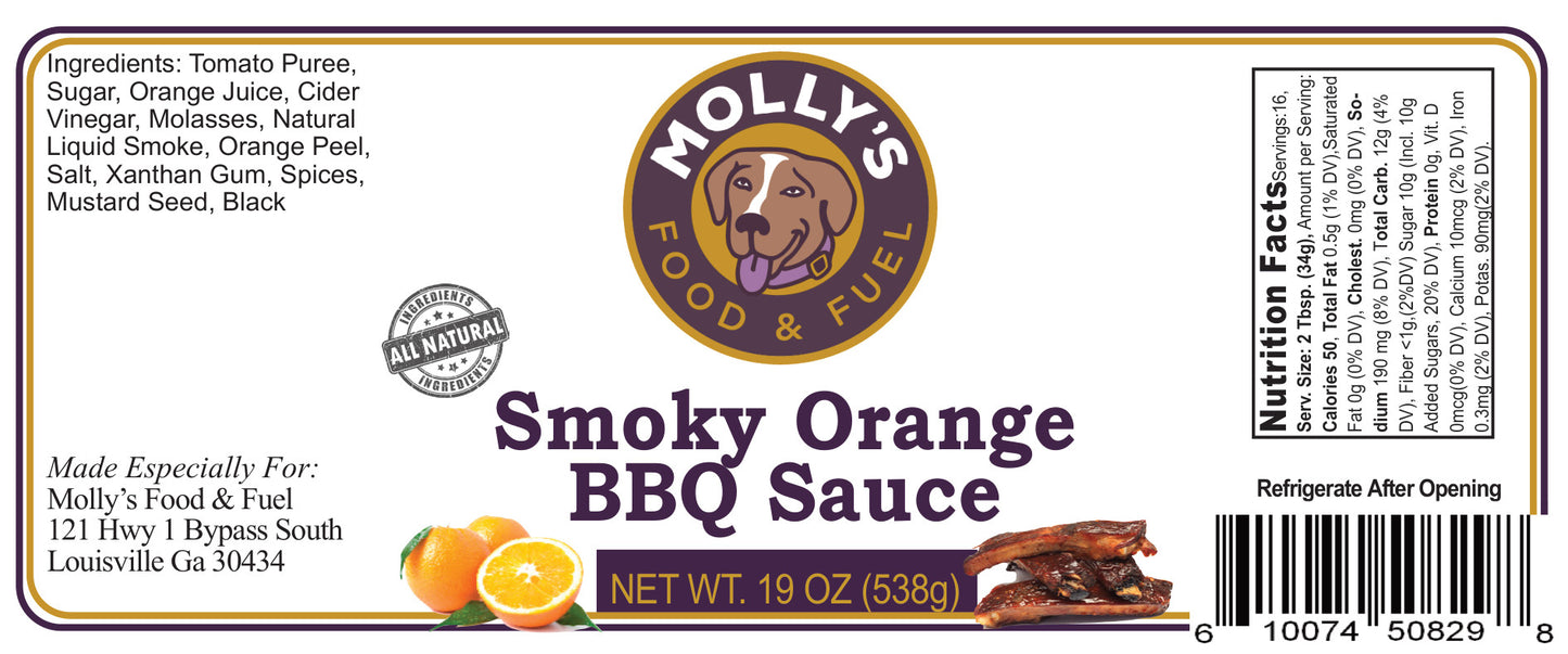 Smoky Orange BBQ Sauce