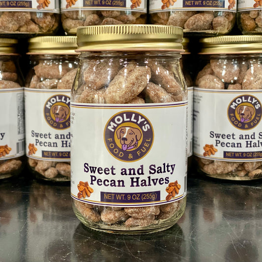 Sweet And Salty Pecan Halves